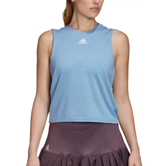 Adidas Tennis‎ Tank Top Blue Size XS NWT - Picture 2 of 10